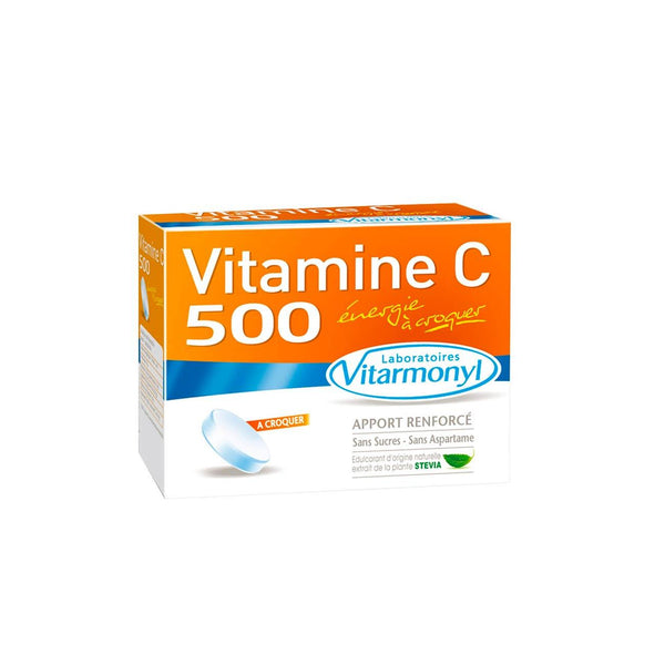 Vitarmonyl Vitamine C 500 Énergie à Croquer - Skin Society {{ shop.address.country }}