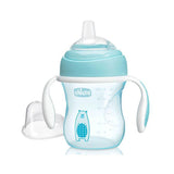 Chicco Silicone Spout Transition Cup 4m+ Blue - Skin Society {{ shop.address.country }}