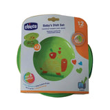 Chicco Baby's Dish Set Green - 2 Units - Skin Society {{ shop.address.country }}