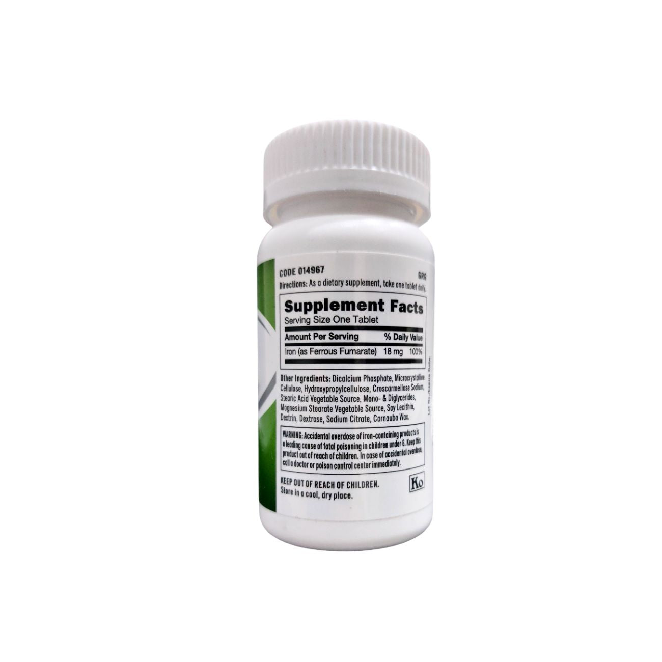Iron 18 Mg