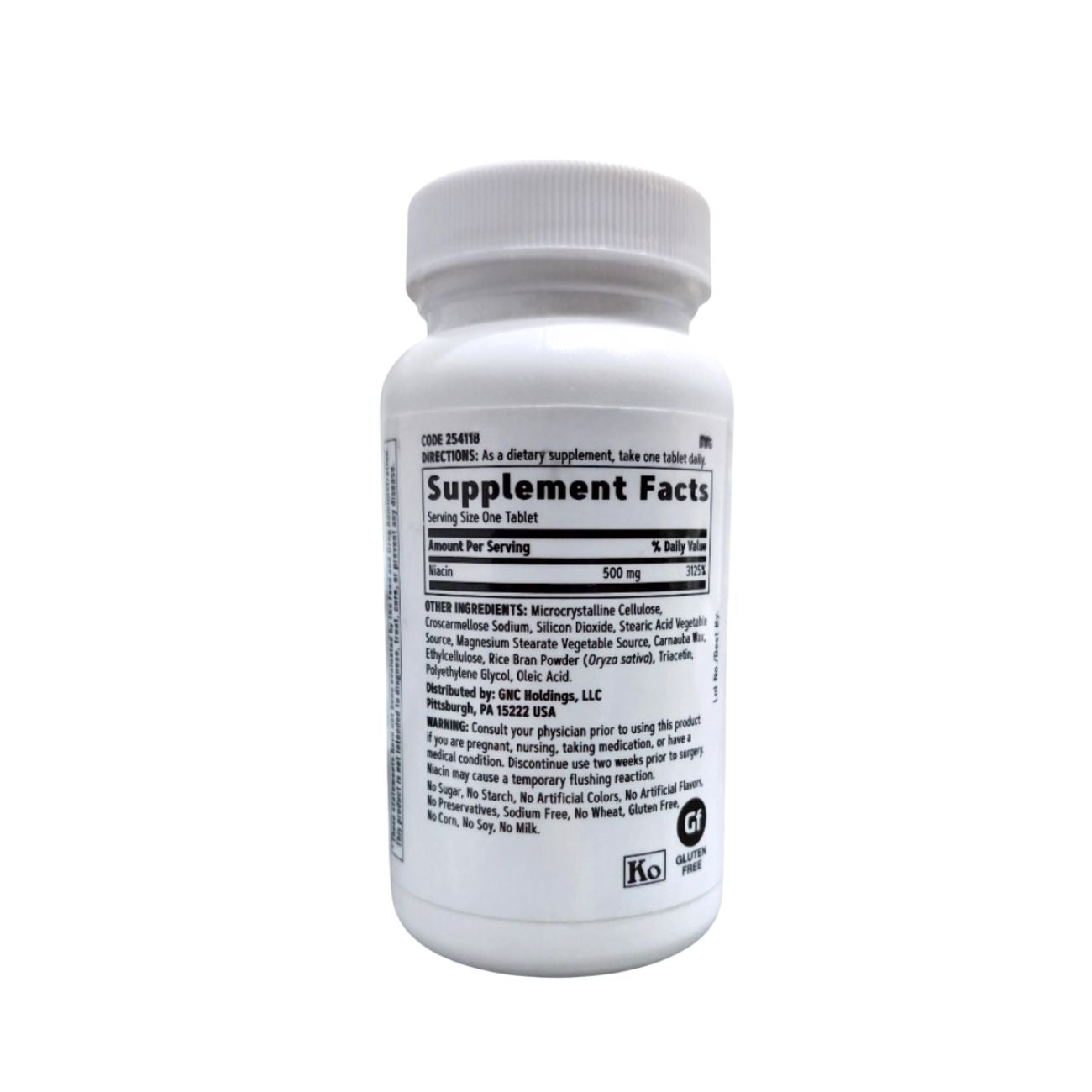 GNC Niacin 500Mg