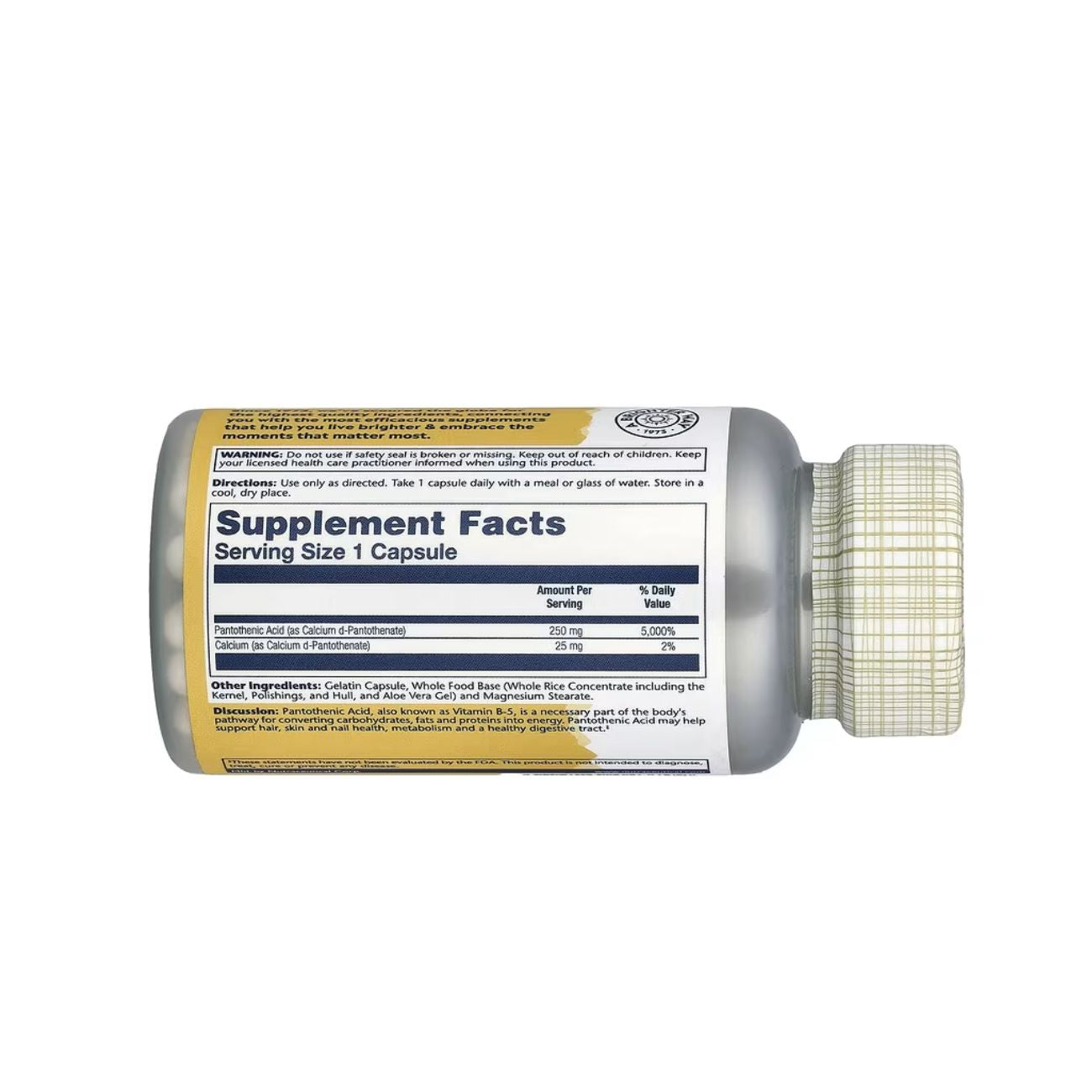 Pantothenic Acid 250mg