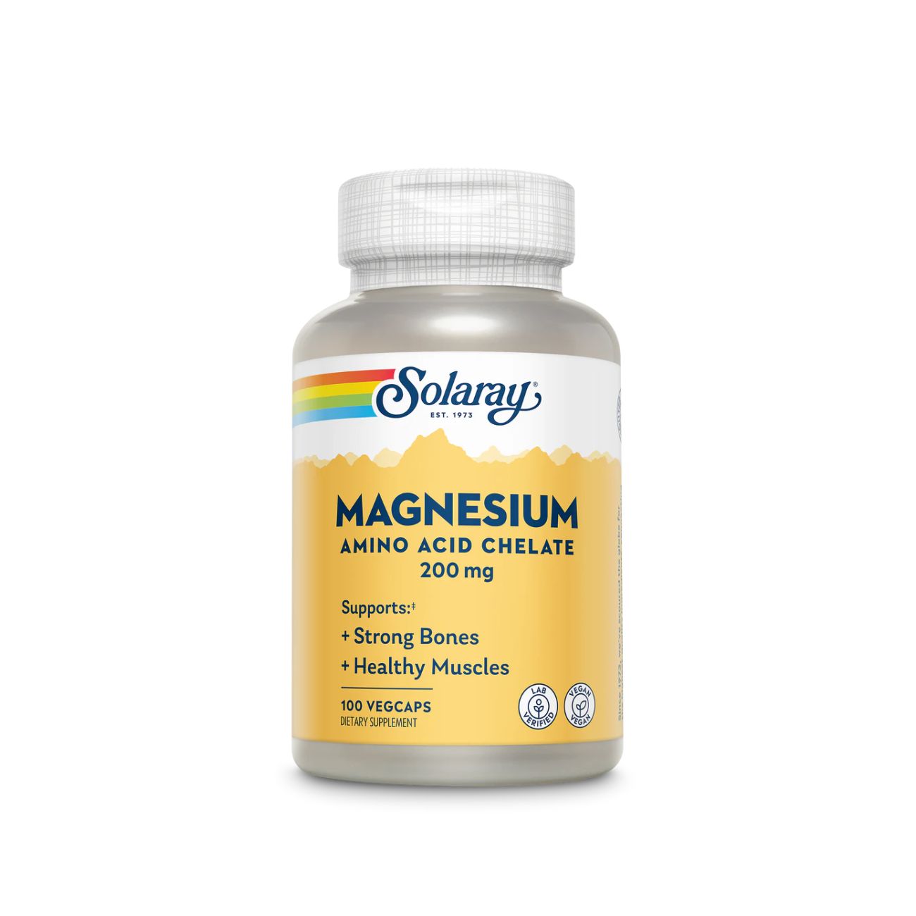 Magnesium 200mg Full Range Amino Acid Chelate in an Herb Base