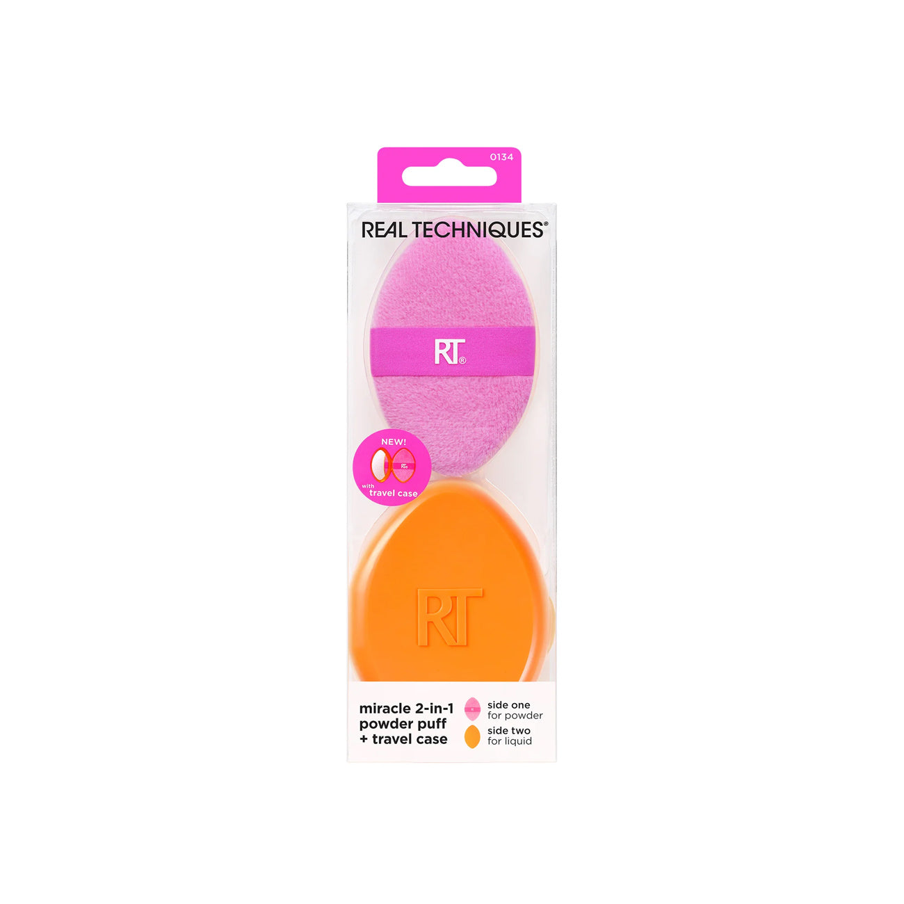 Miracle 2 In 1 Powder Puff + Travel Case