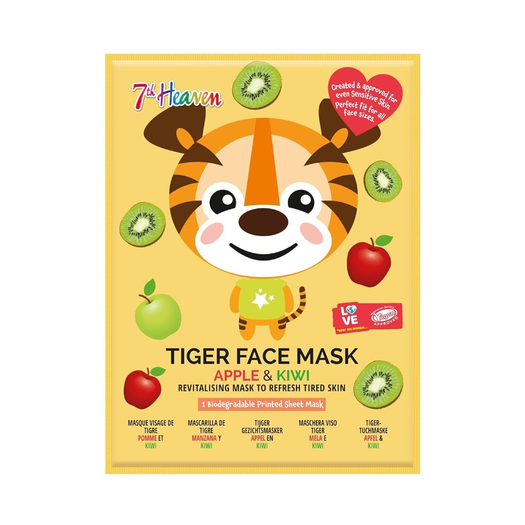 7th Heaven Tiger Face Mask
