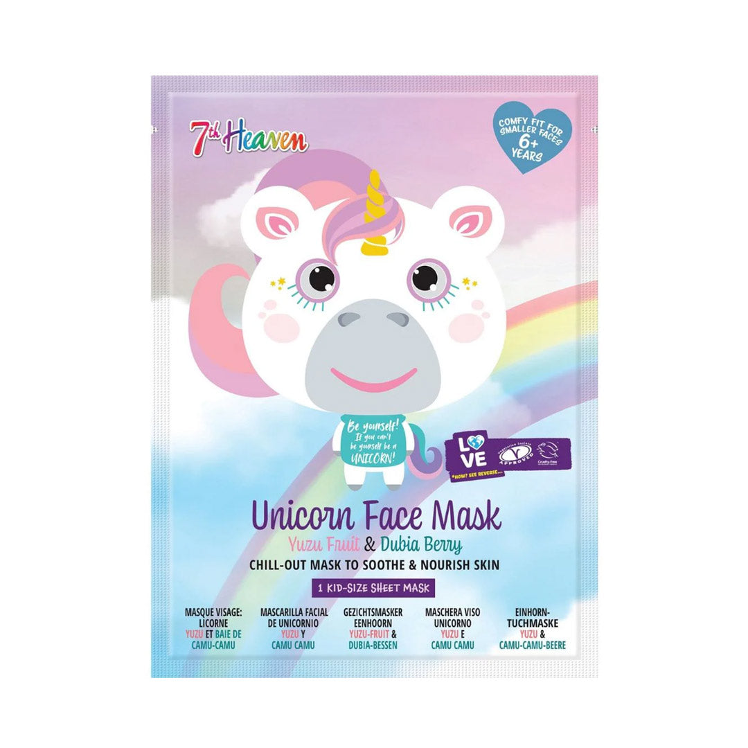 7th Heaven Unicorn Face Mask