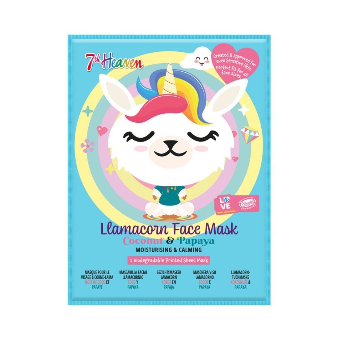 7th Heaven Llamacorn Face Mask