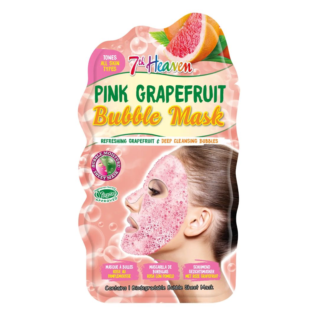 7th Heaven Pink Grapefruit Bubble Sheet
