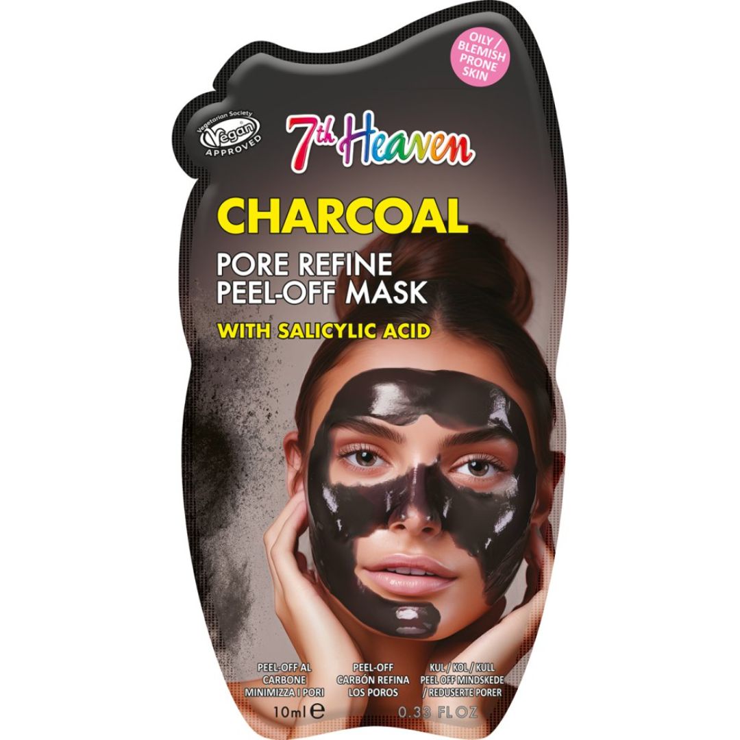 7th Heaven Charcoal  Pore Refine Peel-Off Mask with Salicylic Acid