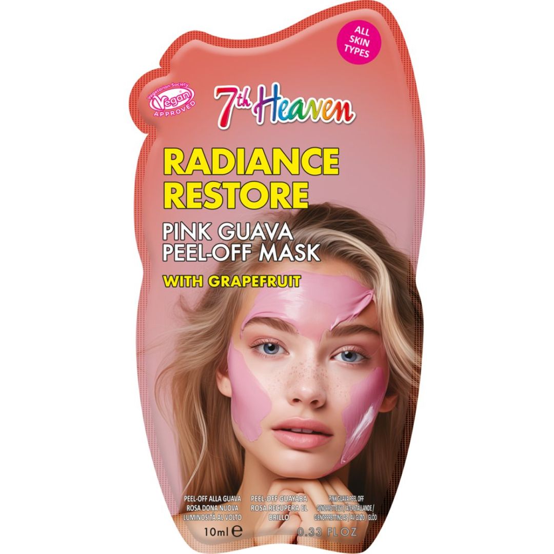 7th Heaven Radiance Restore Pink Guava Peel-Off Mask with Grapefruit