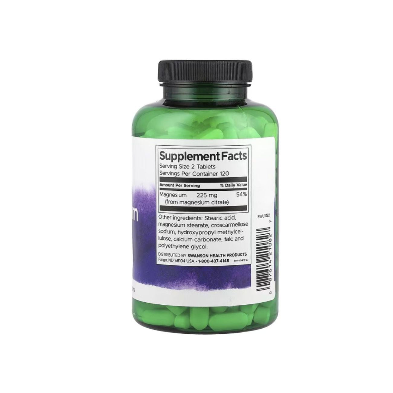 Swanson Magnesium Citrate 225 Mg