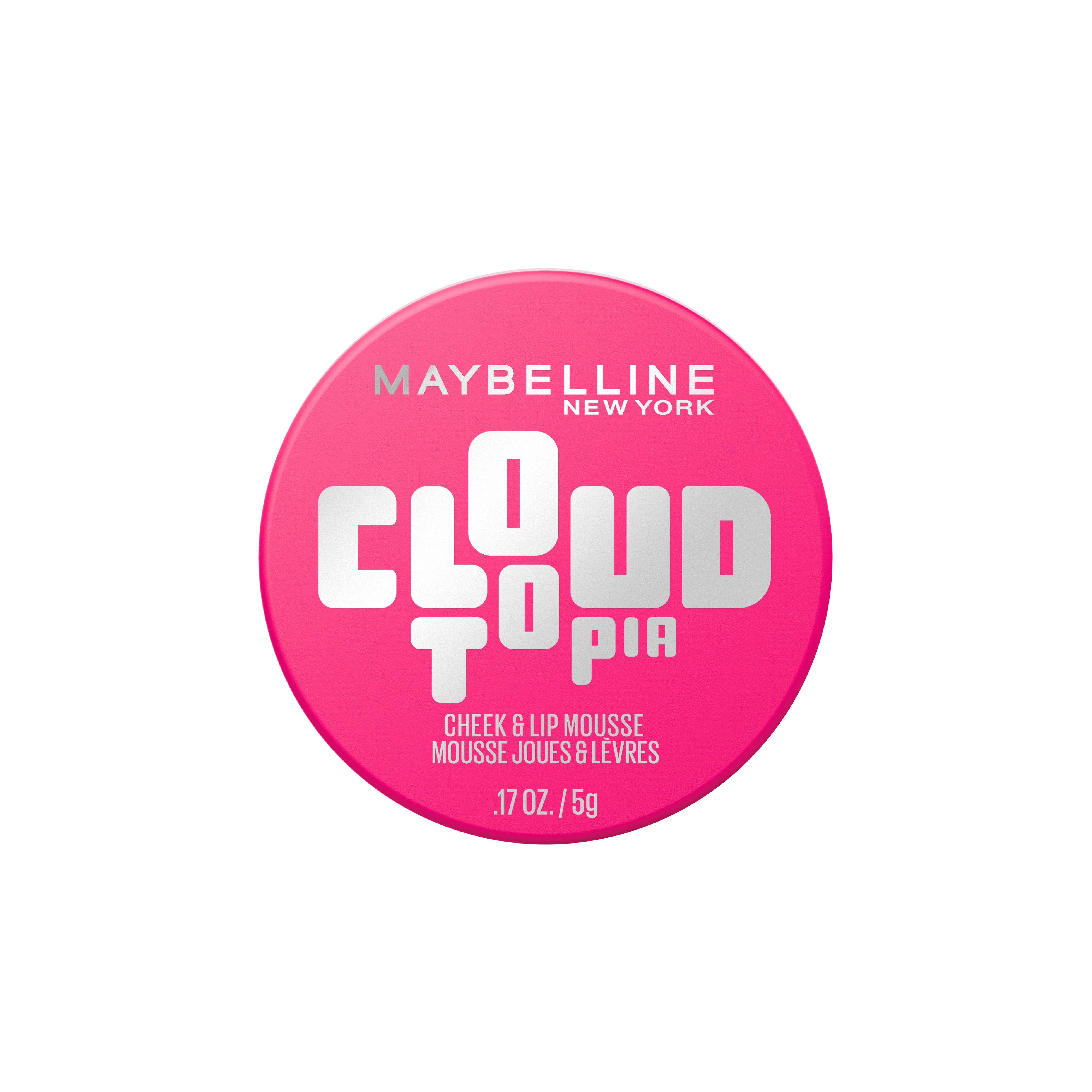 Maybelline Cloudtopia Blush for Cheeks and Lip Mousse, Ultra-Vivid, Pigmented Formula for Up to 14HR of Blush and Lip Makeup Color