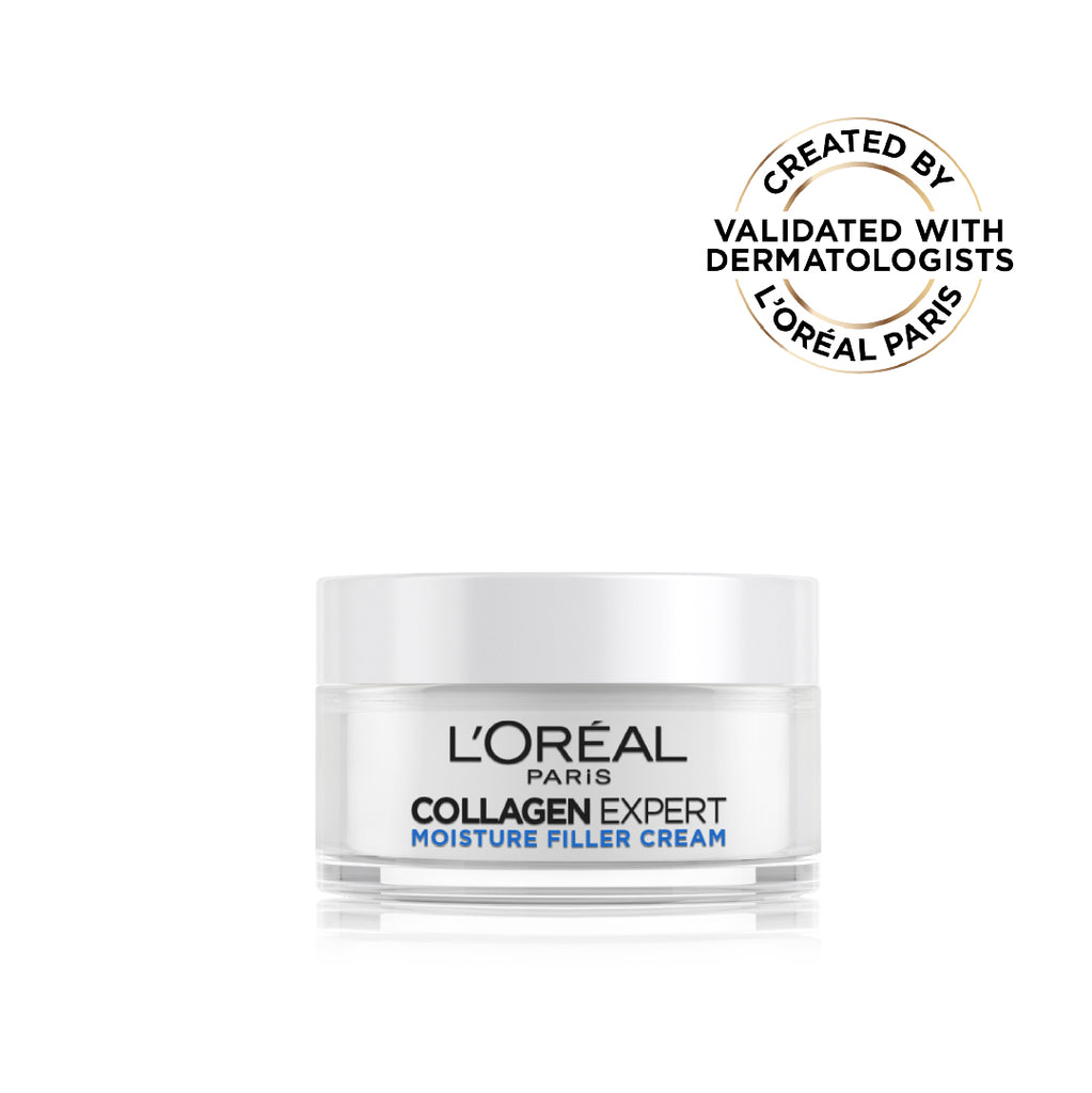 L’Oréal Paris, Collagen Expert Moisture-Filling Cream, With Glycerin & Collagen Peptide Fractions, for Firmness Boosting and Improved Elasticity, 50ml