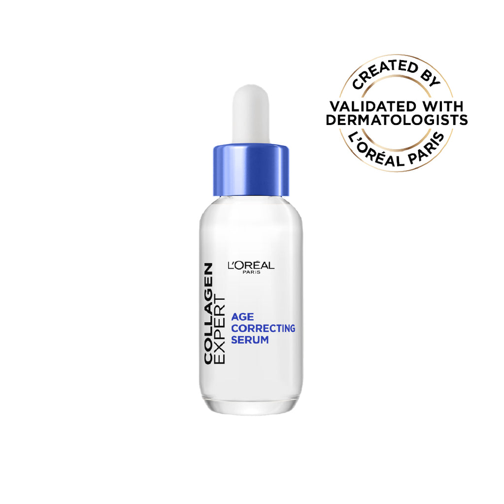 L’Oréal Paris, Collagen Expert Age-Correcting Serum with Glycerin & Collagen Peptide Fractions, for Firmness Boosting and Improved Elasticity, 30ml