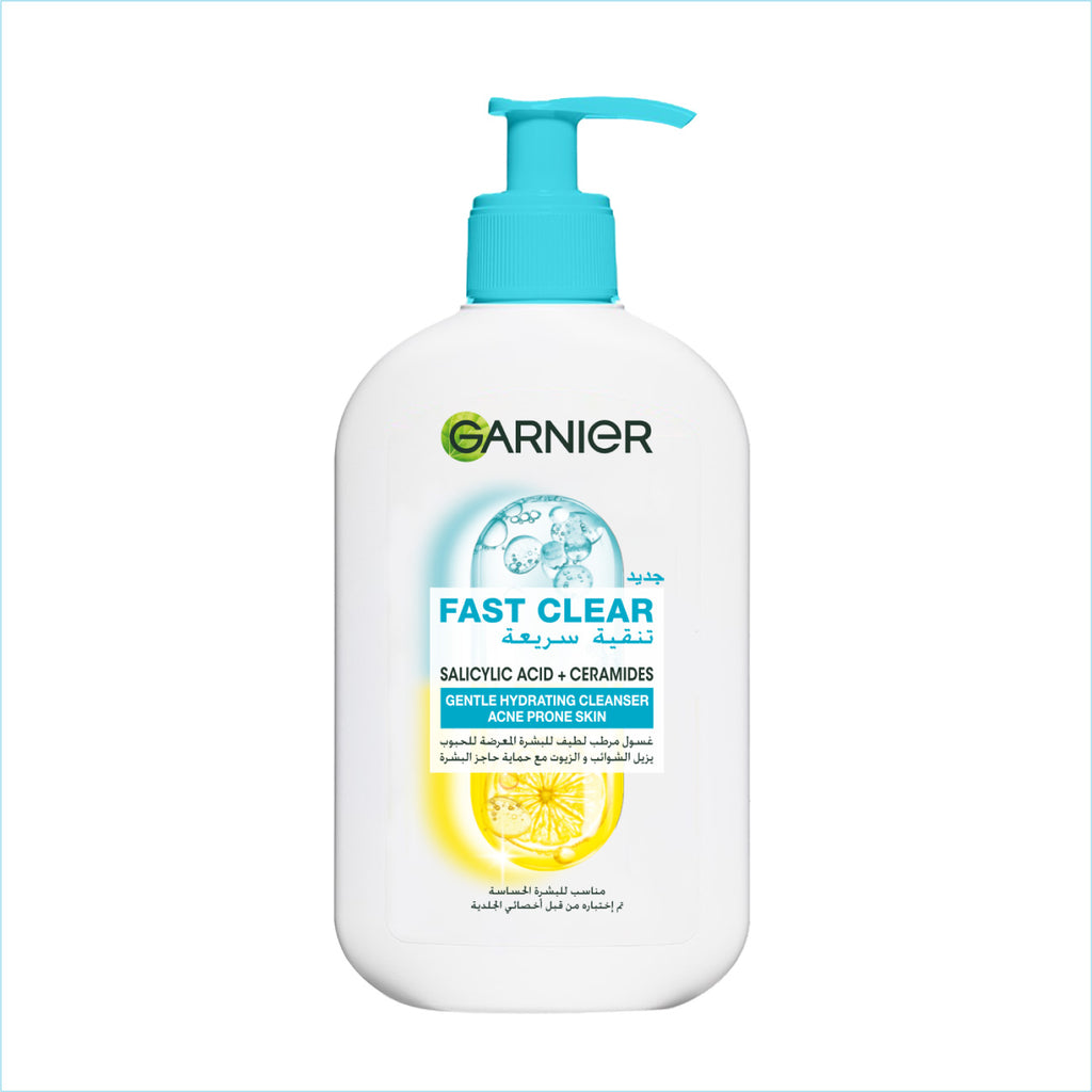 Fast Clear Gentle Cleanser Hydrating Face Wash for Acne Prone Skin