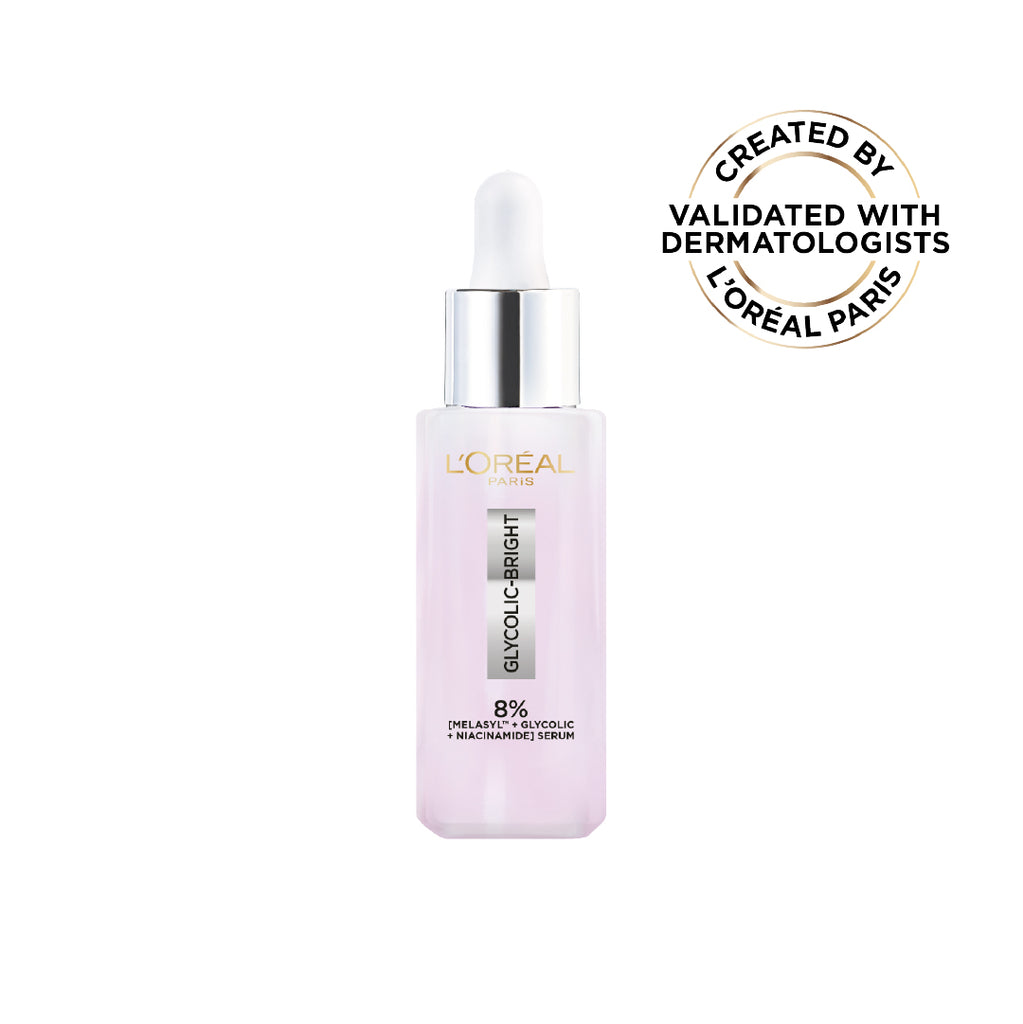 Glycolic Bright Face Serum, With 8% [Melasyl ™ + Glycolic Acid + Niacinamide], for Dark Spots and Brightening 30ml