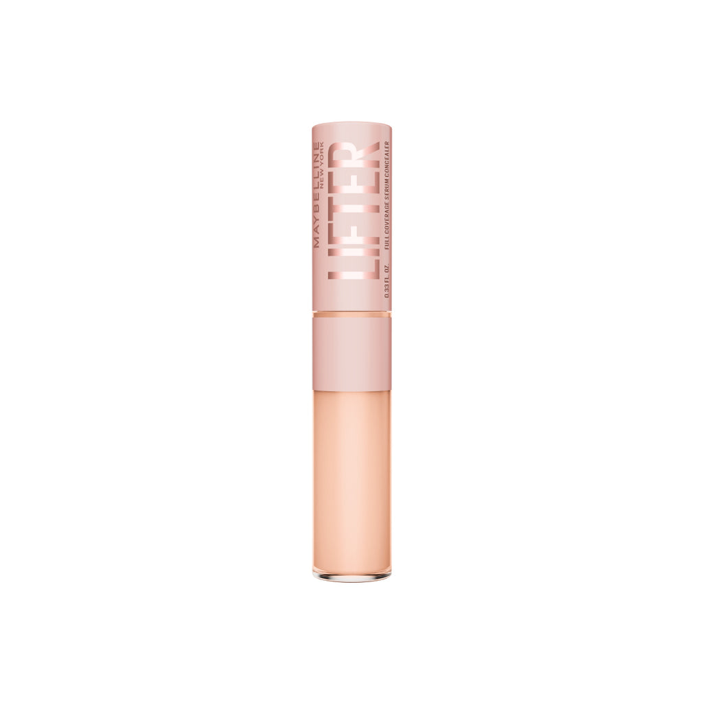Maybelline Lifter Serum Concealer, Full Coverage, Includes 2% Peptides + Caffeine to Hydrate & Brighten Under Eyes