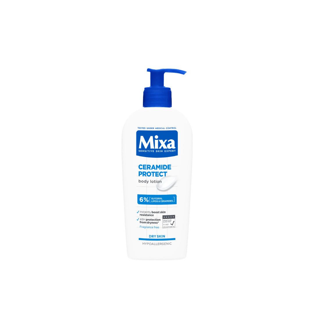 Ceramide Protect Body Lotion - For Dry, Very Dry and Sensitive Skin - With 6% Glycerin, Lipids & Ceramides