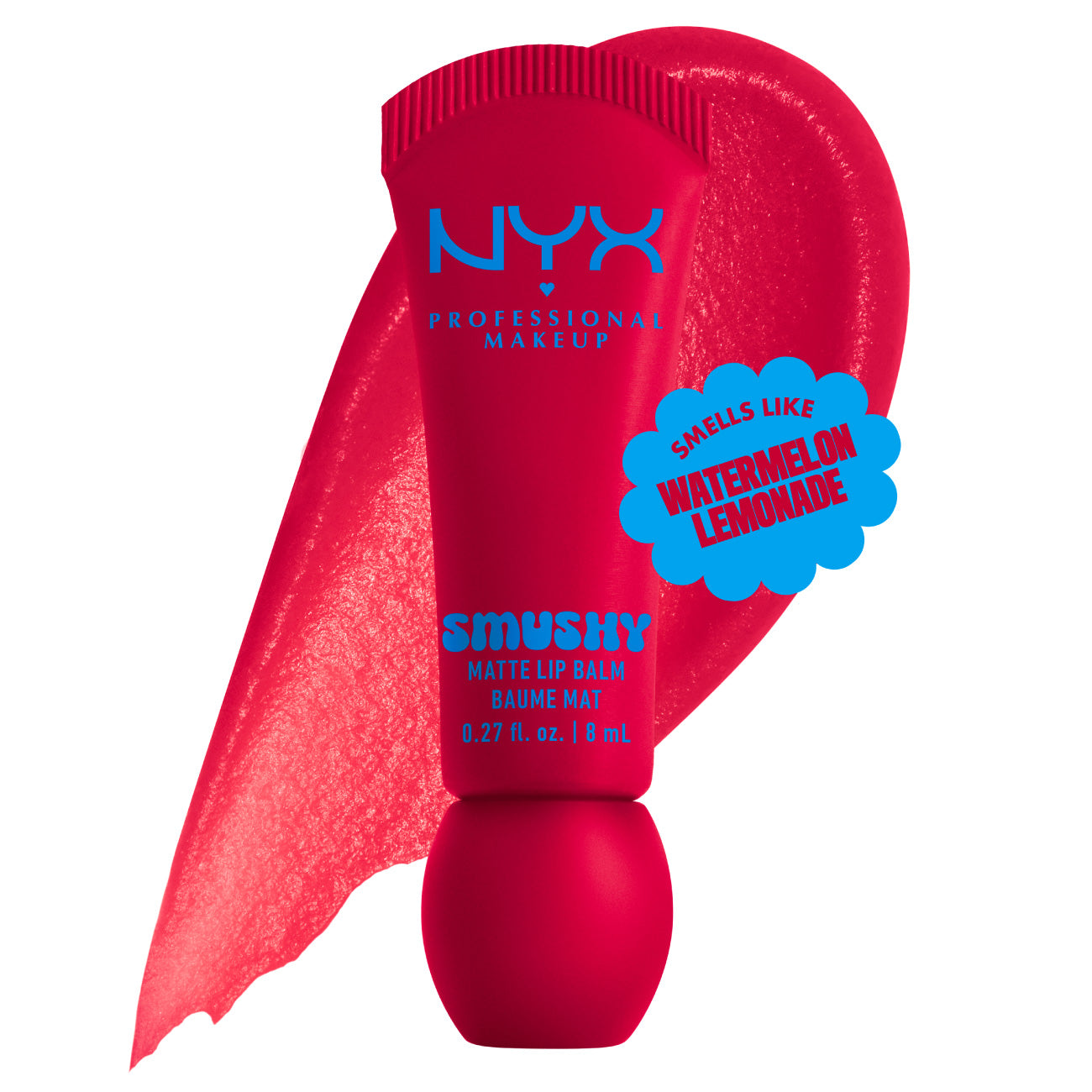Smushy Matte Lip Balm, Soft Diffused Color, Matte Finish