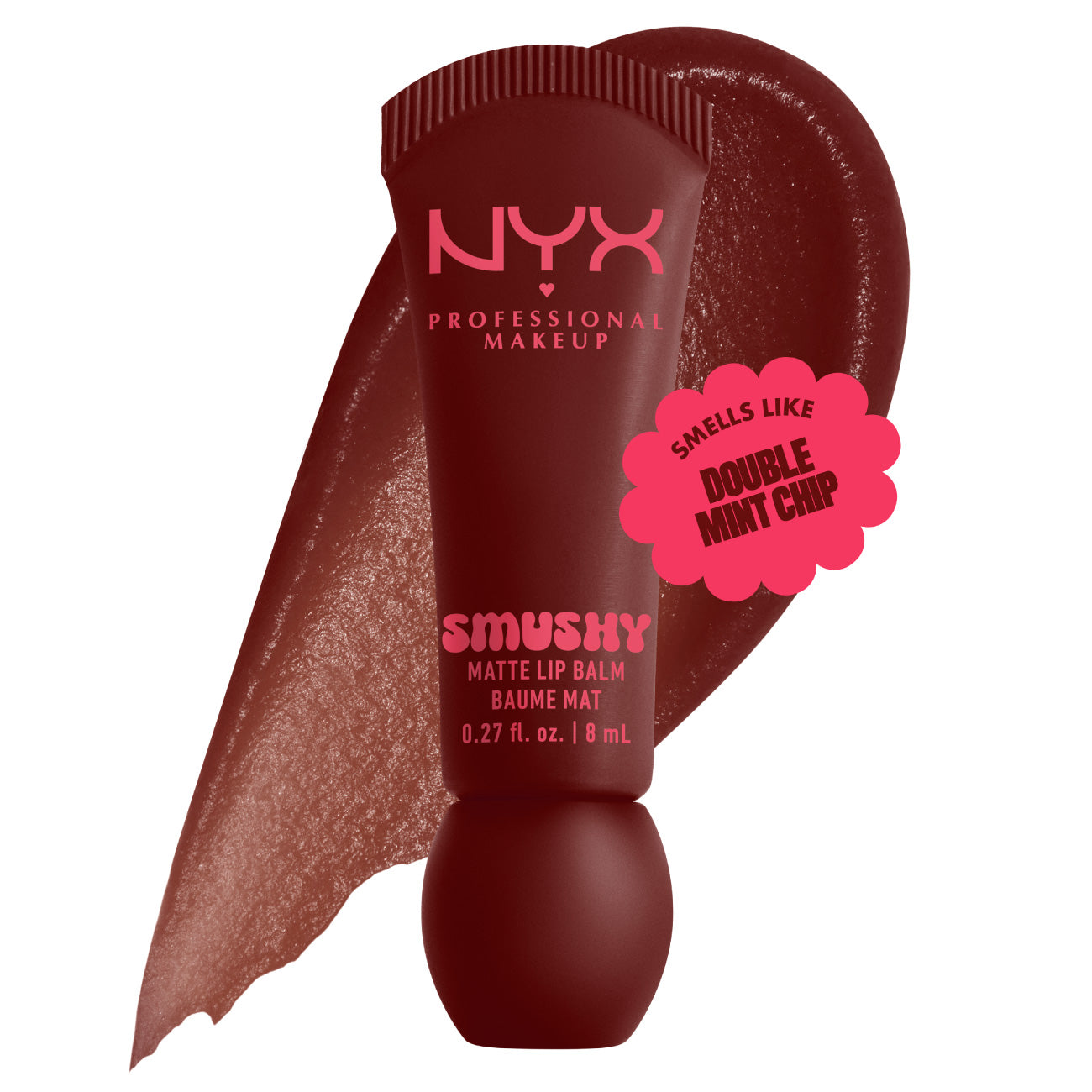 Smushy Matte Lip Balm, Soft Diffused Color, Matte Finish