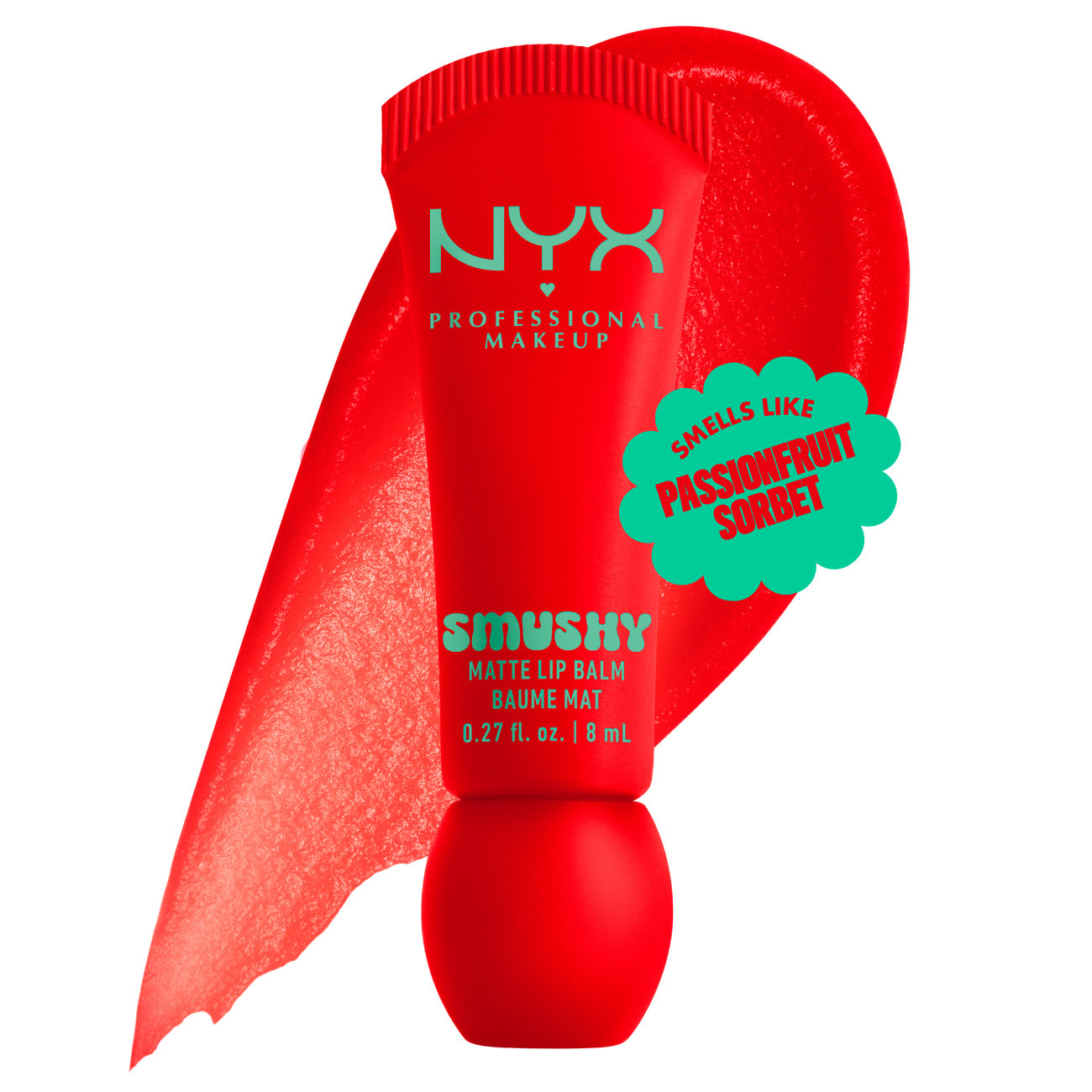 Smushy Matte Lip Balm, Soft Diffused Color, Matte Finish