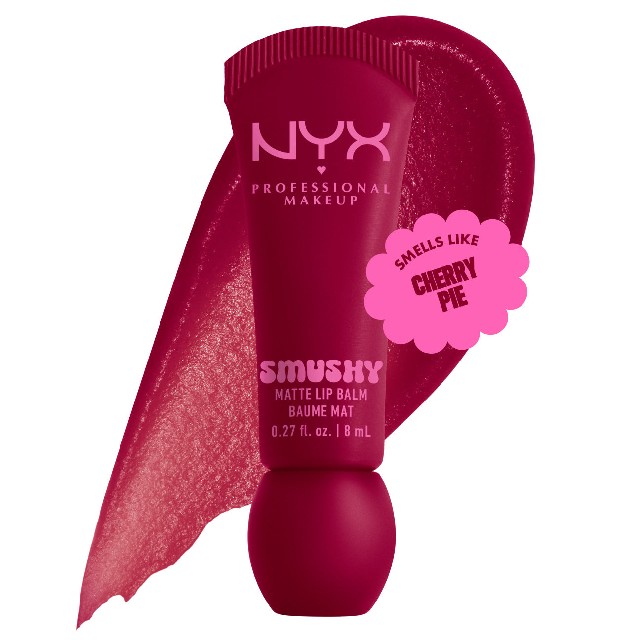 Smushy Matte Lip Balm, Soft Diffused Color, Matte Finish