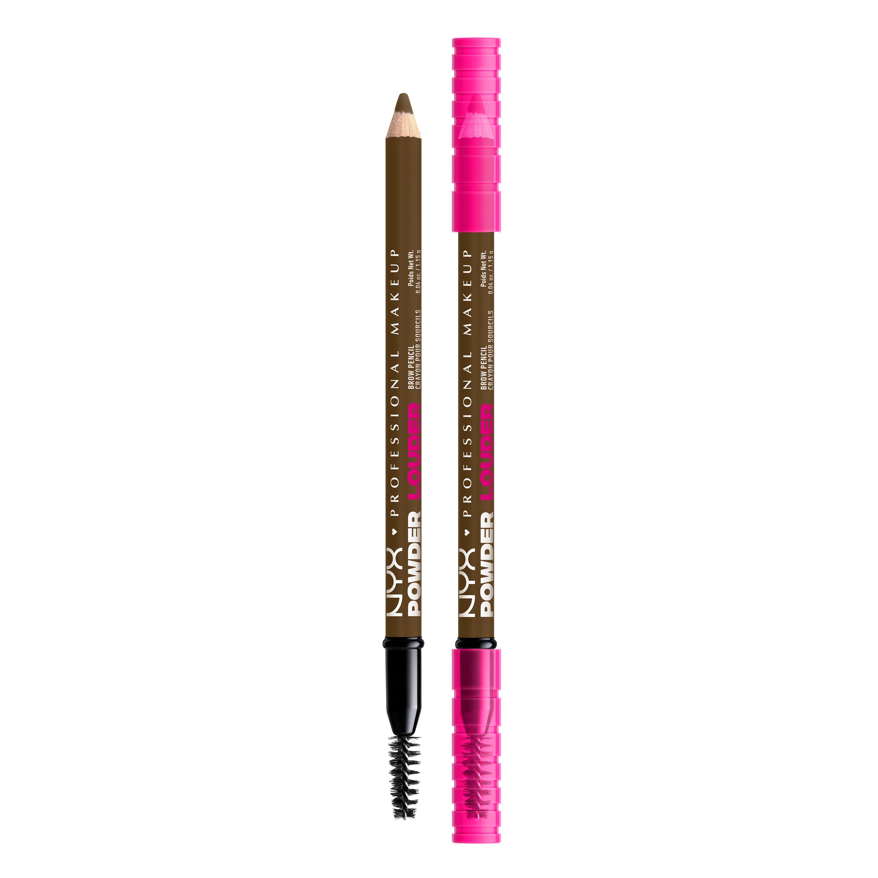Powder Louder, Brow Pencil, 12HR Wear, Buildable Micro-Fibers