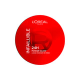 L’Oréal Paris Infaillible 24H Power Glow Loose Powder in Mesh, Pore Blurring, Radiant Glow, and Hydrating Formula