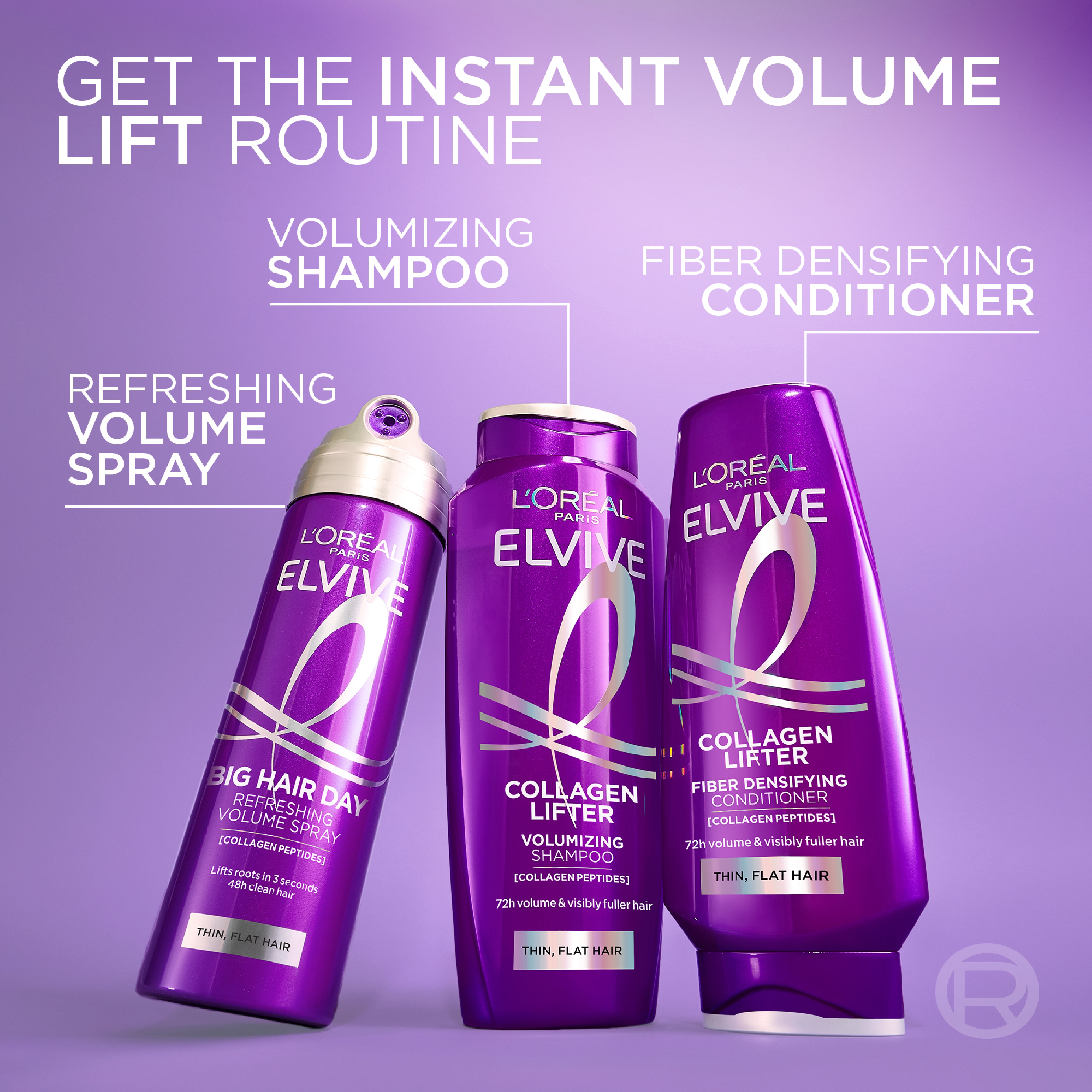 L'Oréal Paris Elseve Collagen Lifter Volume Spray for Fine Flat Hair