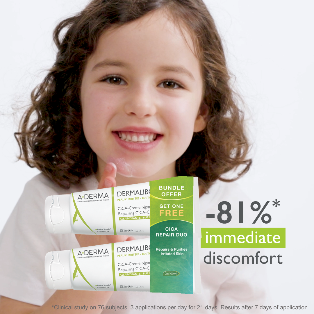 Dermalibour Cica Purifying Repair Cream Duo