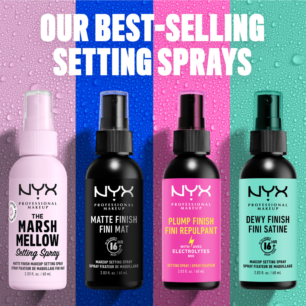 Setting Spray - Matte Finish, Lightweight, Long-Lasting, Extends Makeup Wear Up to 16 hours, Vegan and Cruelty Free Formula, 60ml