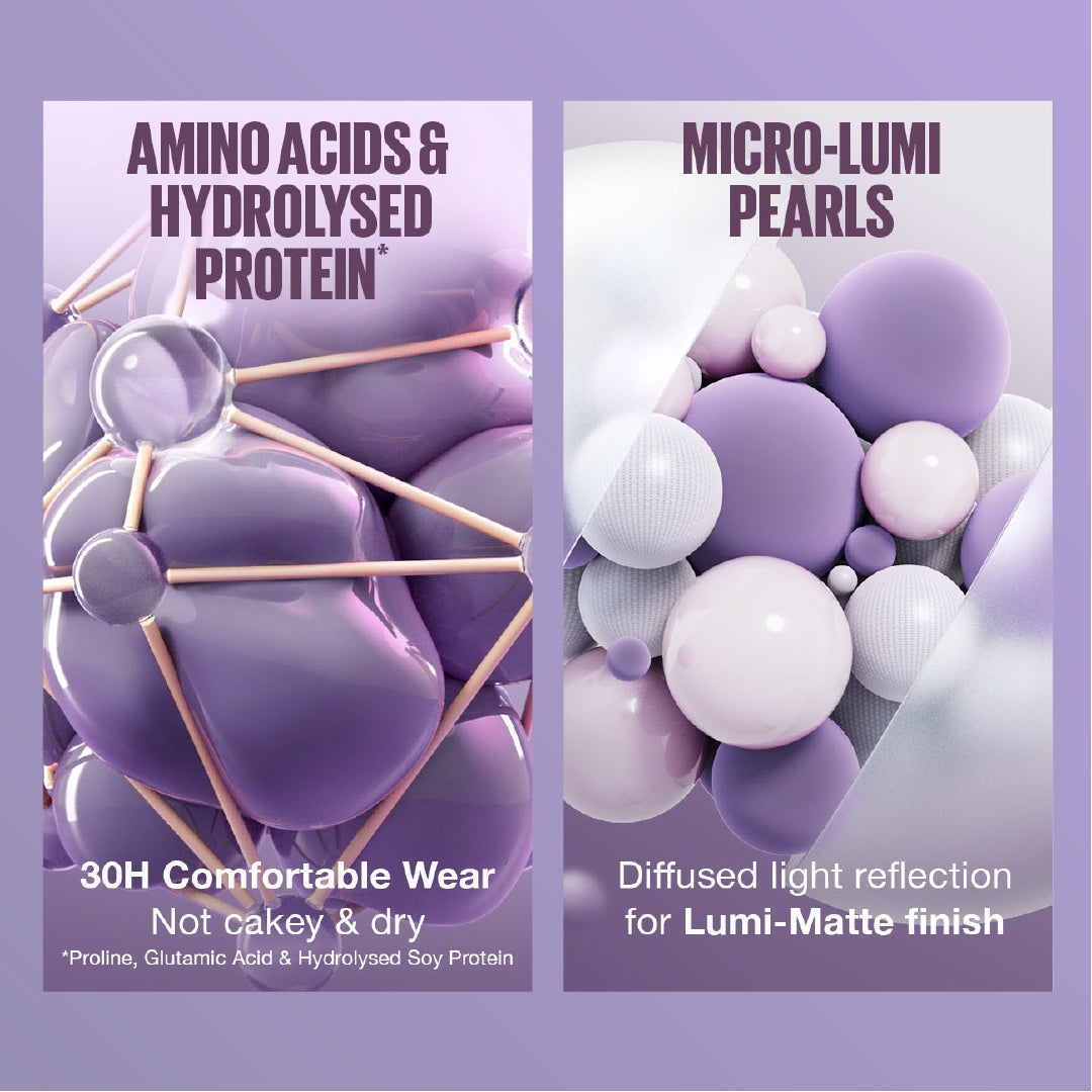 Maybelline New York Super Stay Lumi-Matte, Light As Air Foundation - 30H Longwear