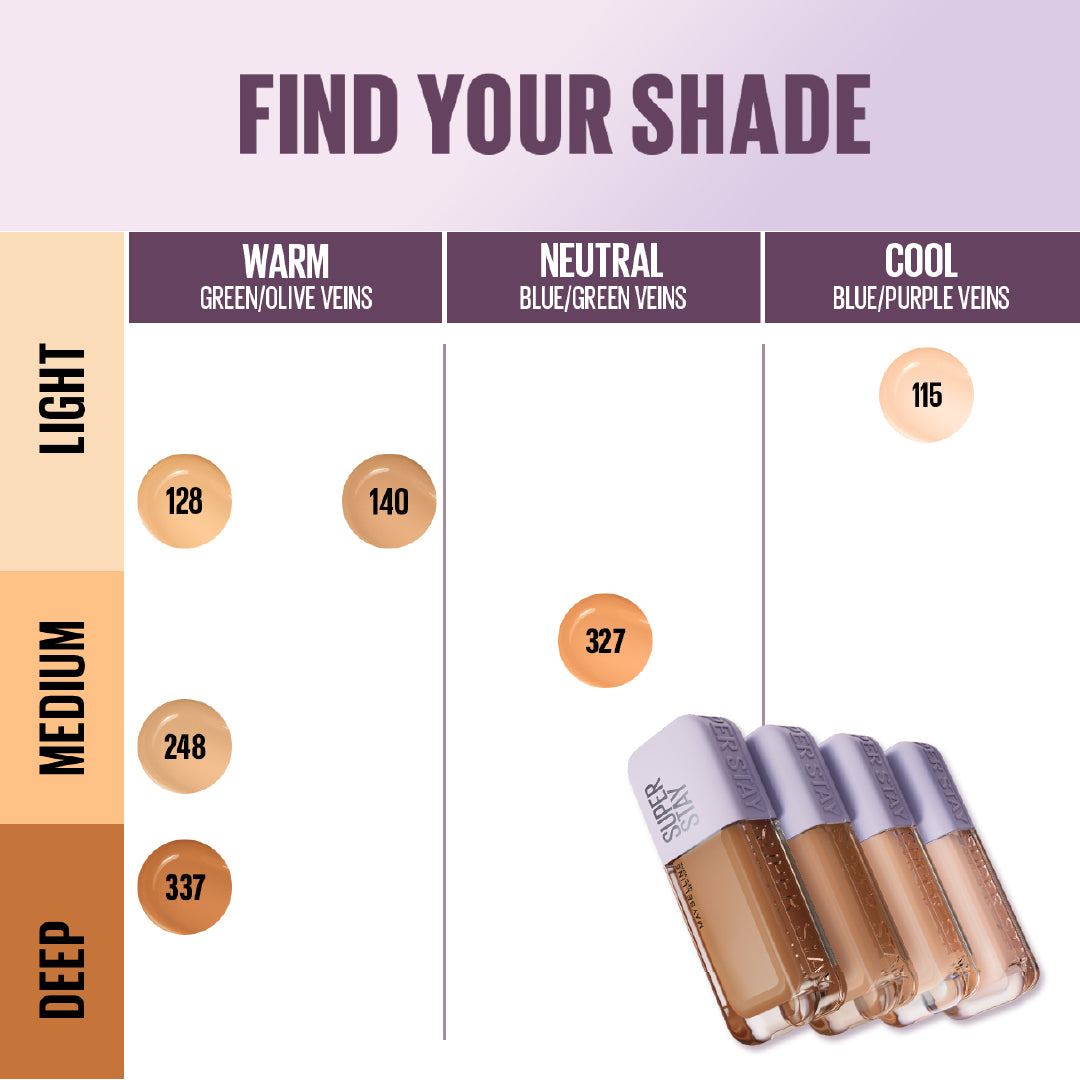 Maybelline New York Super Stay Lumi-Matte, Light As Air Foundation - 30H Longwear