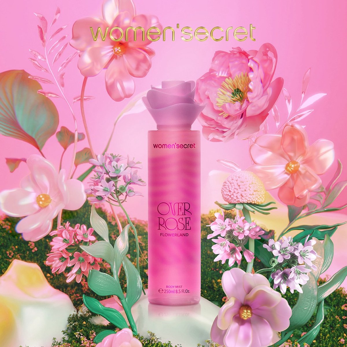 Body Mist FlowerLand Over Rose
