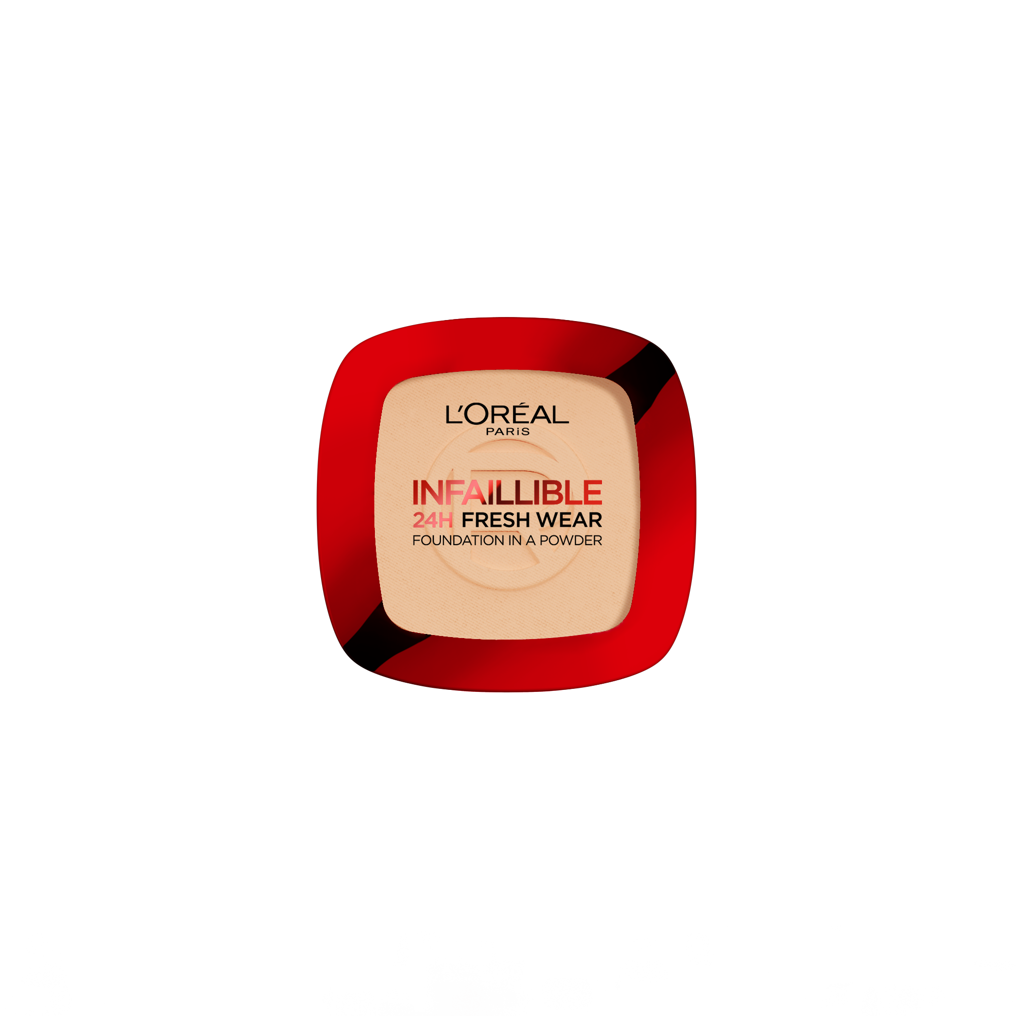 L’Oréal Paris Infallible Up to 24H Fresh Wear Foundation in a Powder- Waterproof, Heatproof, Sweatproof.