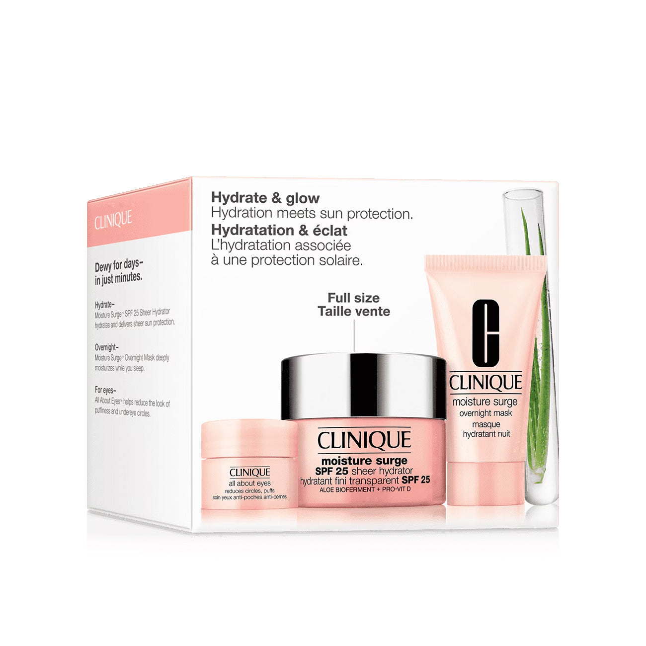 Moisture Surge Hydrate & Glow Hydration Meets Sun Protection Set