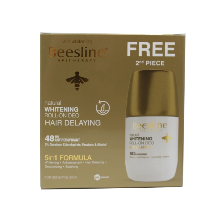 Natural Whitening Roll-On Deo Hair Delaying Duo