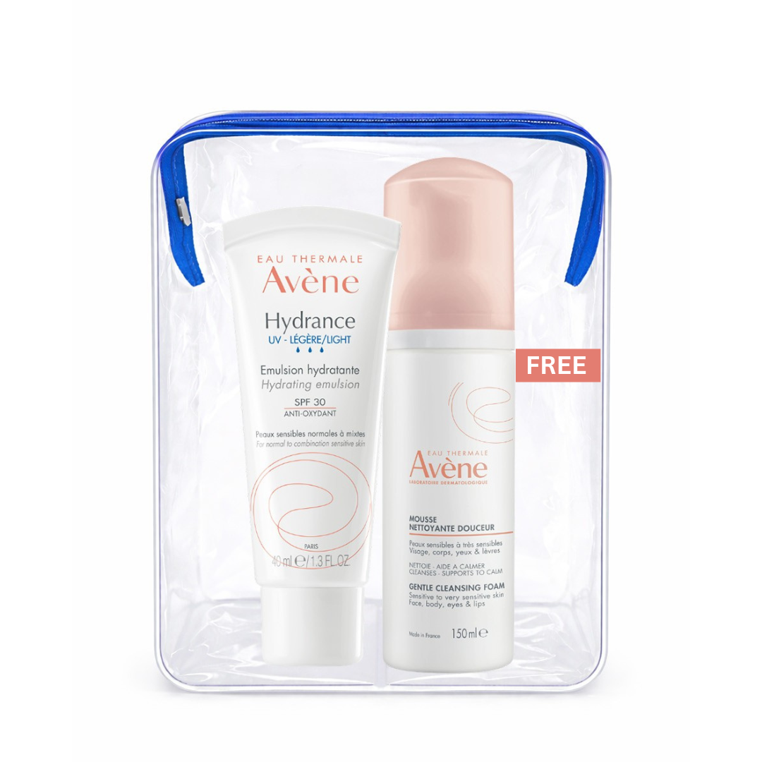 Hydrance UV Light SPF 30 Emulsion 150ml & Cleansing Foam.