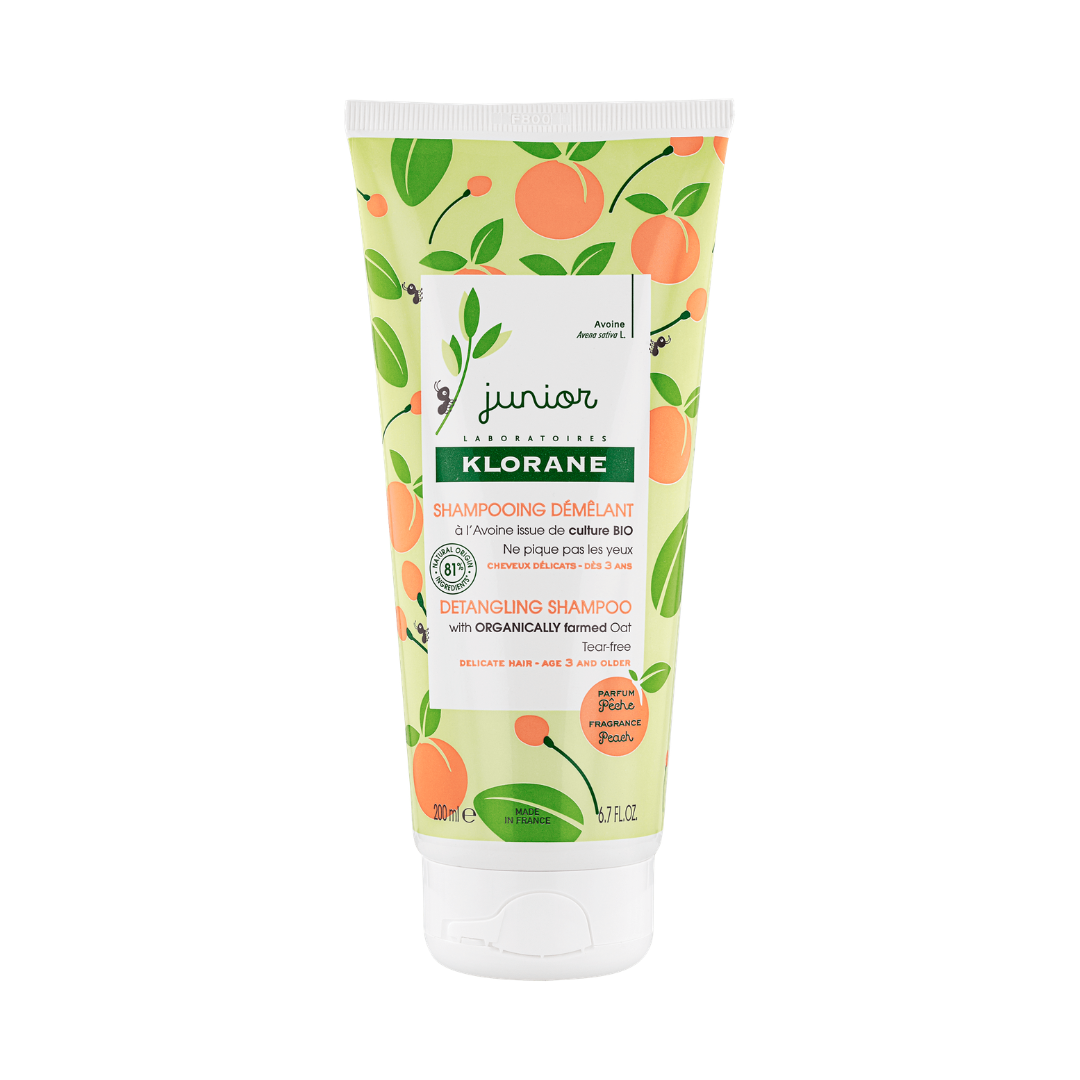 Klorane Junior Detangling Shampoo with Peach Fragrance 200ml