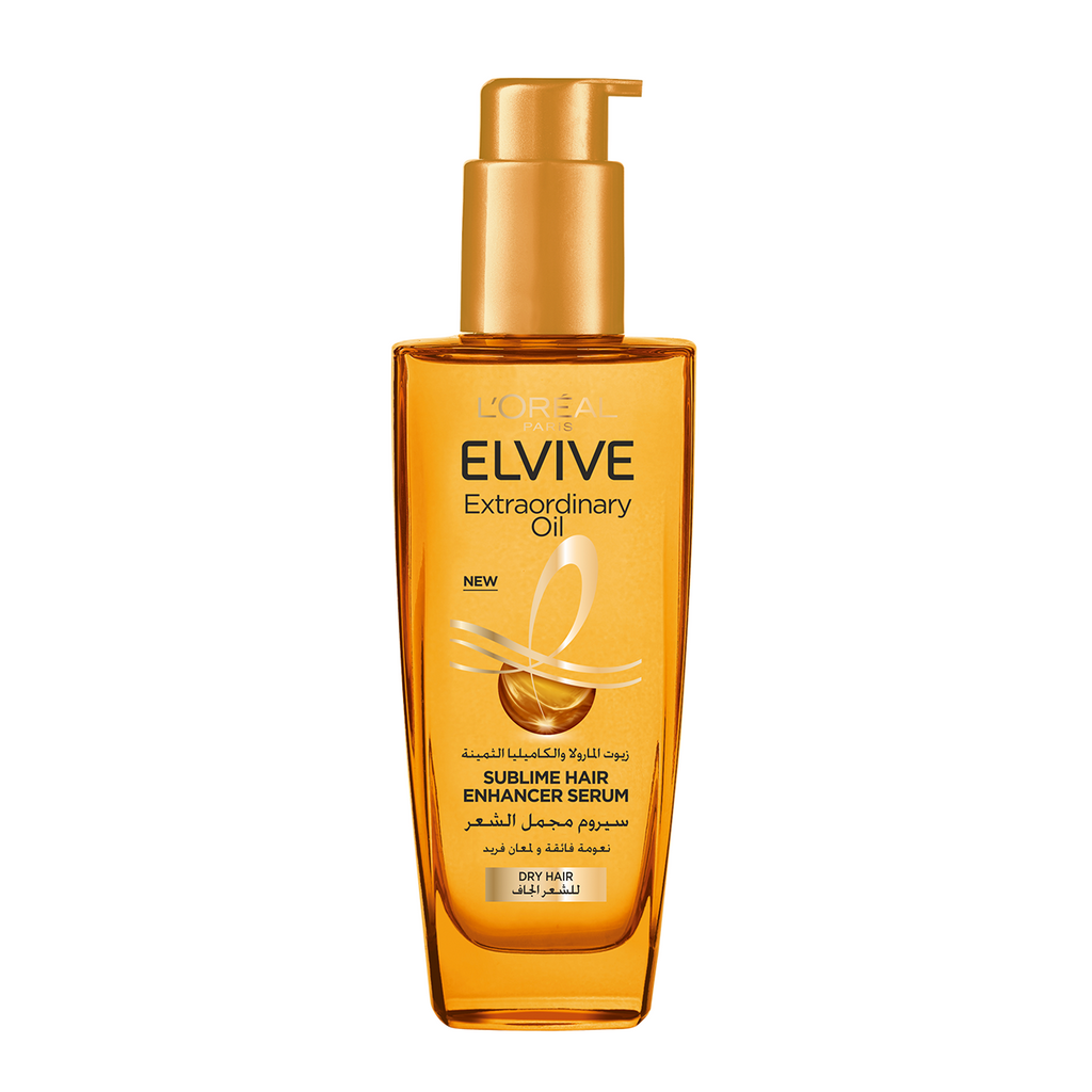 L’Oréal Paris Elvive Extraordinary Hair Oil Treatment, Non-Sticky Serum For Dry Hair