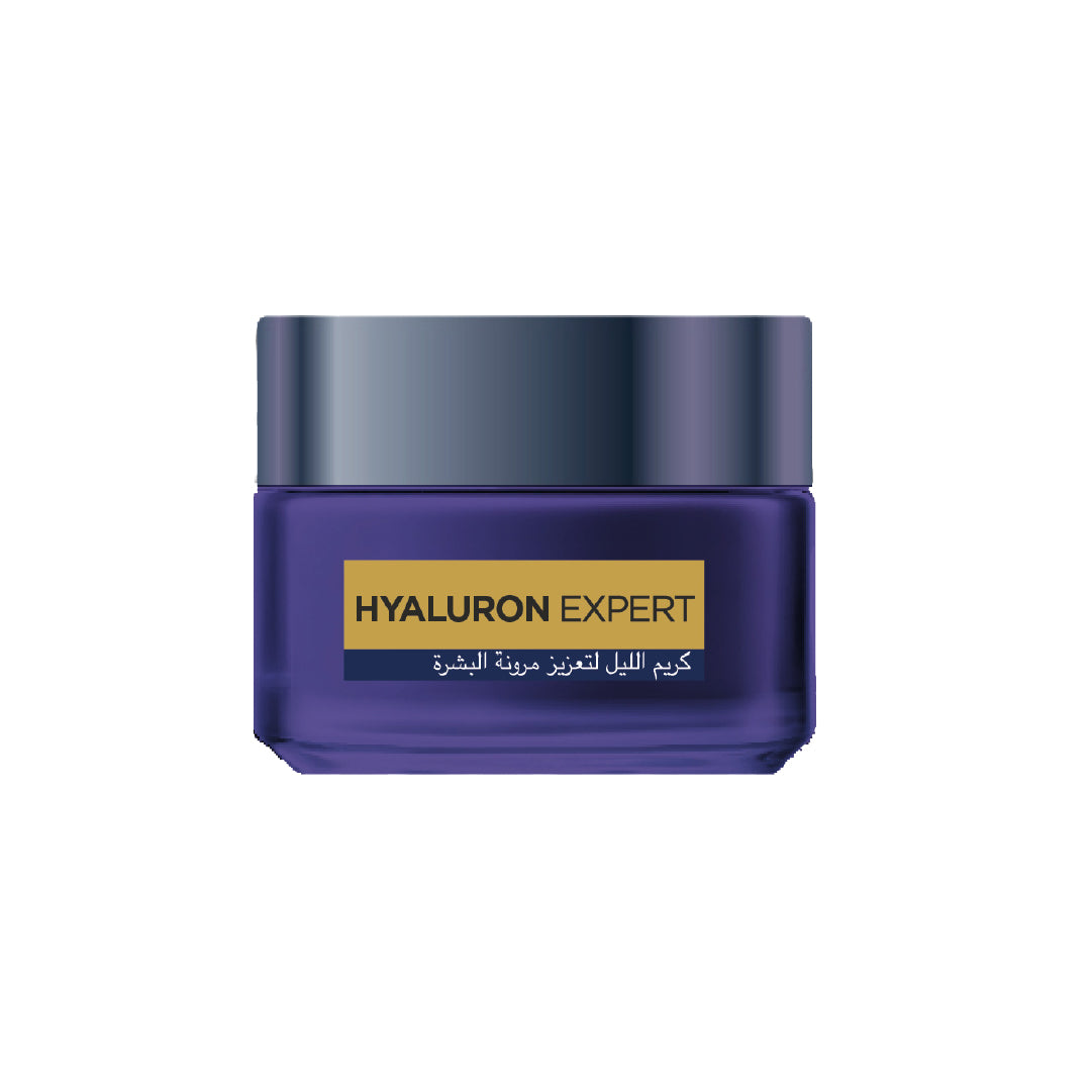 L'Oréal Paris Hyaluron Expert Moisturiser and Plumping Anti-Aging Night Cream with Hyaluronic Acid