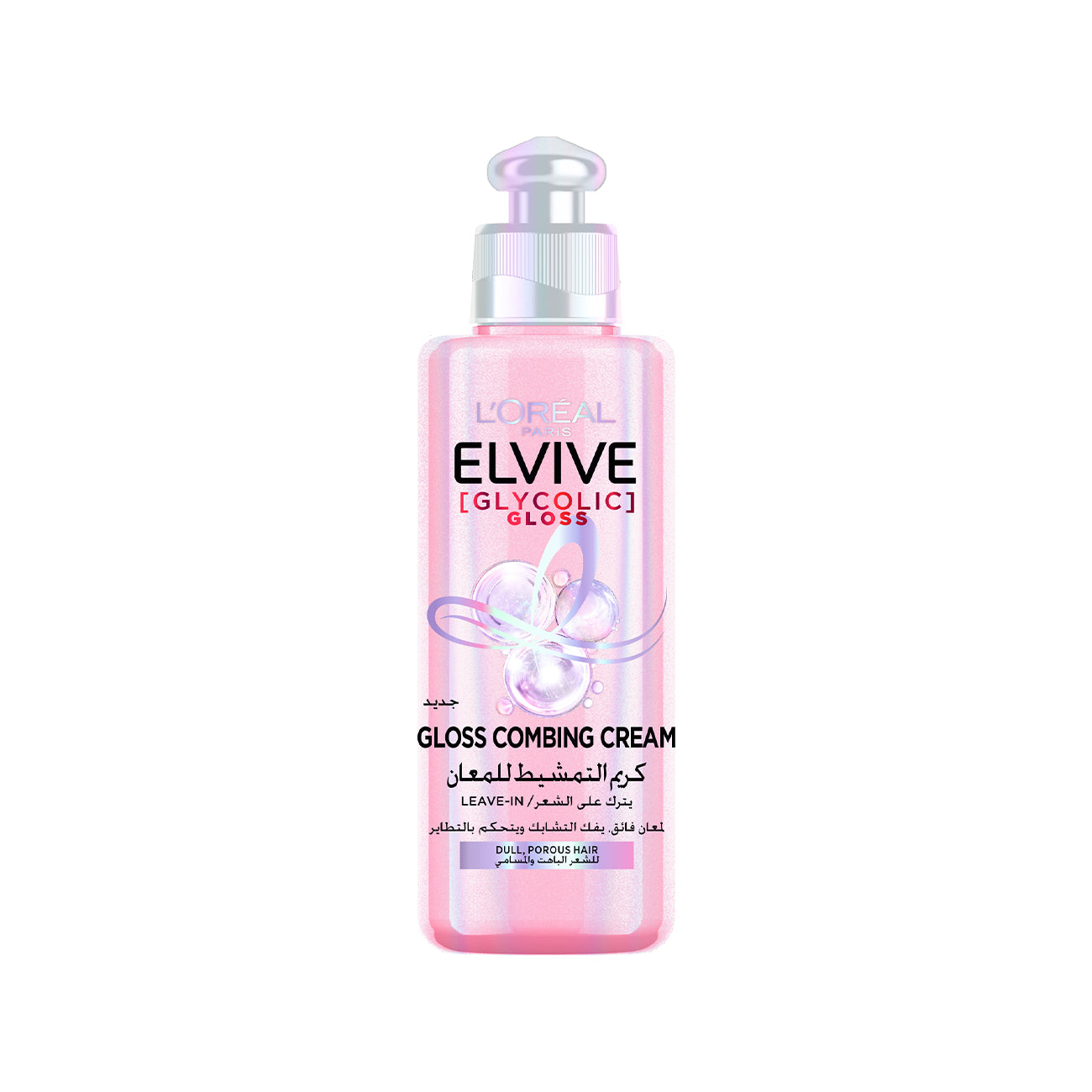 Glycolic Gloss Leave-in, Hair Combing Cream, 2% [Gloss Complex] with glycolic acid