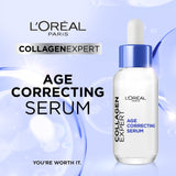 Collagen Expert Age-Correcting Serum with Glycerin & Collagen Peptide Fractions, for Firmness Boosting and Improved Elasticity, 30ml