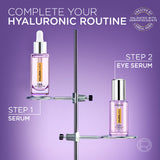 Hyaluron Expert Eye Serum, Targeted Eye Contour Treatment for Hydration and Plump, with Hyaluronic Acid and Caffeine, 20ml