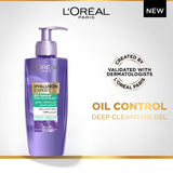 Hyaluron Expert Oil Control Deep Cleansing and Hydrating Gel, With Hyaluronic Acid and Salicylic Acid, for Combination to Oily Skin - 200ml