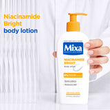 Mixa Niacinamide Bright Body Lotion - For Dry & Dull Skin in Need of Unifying - With Shea Butter, Niacinamide & Vitamin C