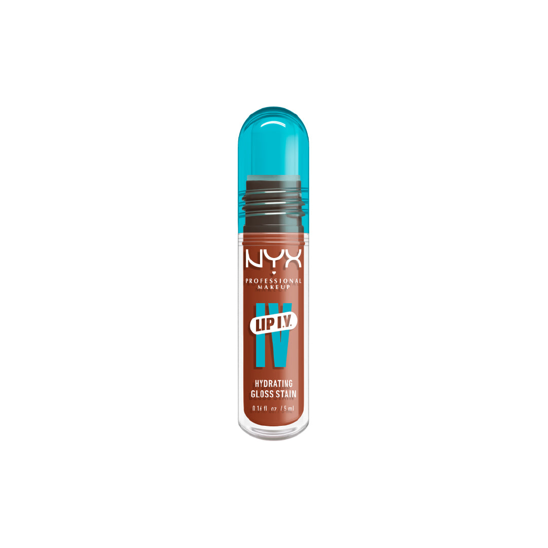 Lip IV Hydrating Gloss Stain, Lip Gloss, Up to 12HR Hydration, High Pigment, Wet Shine Finish