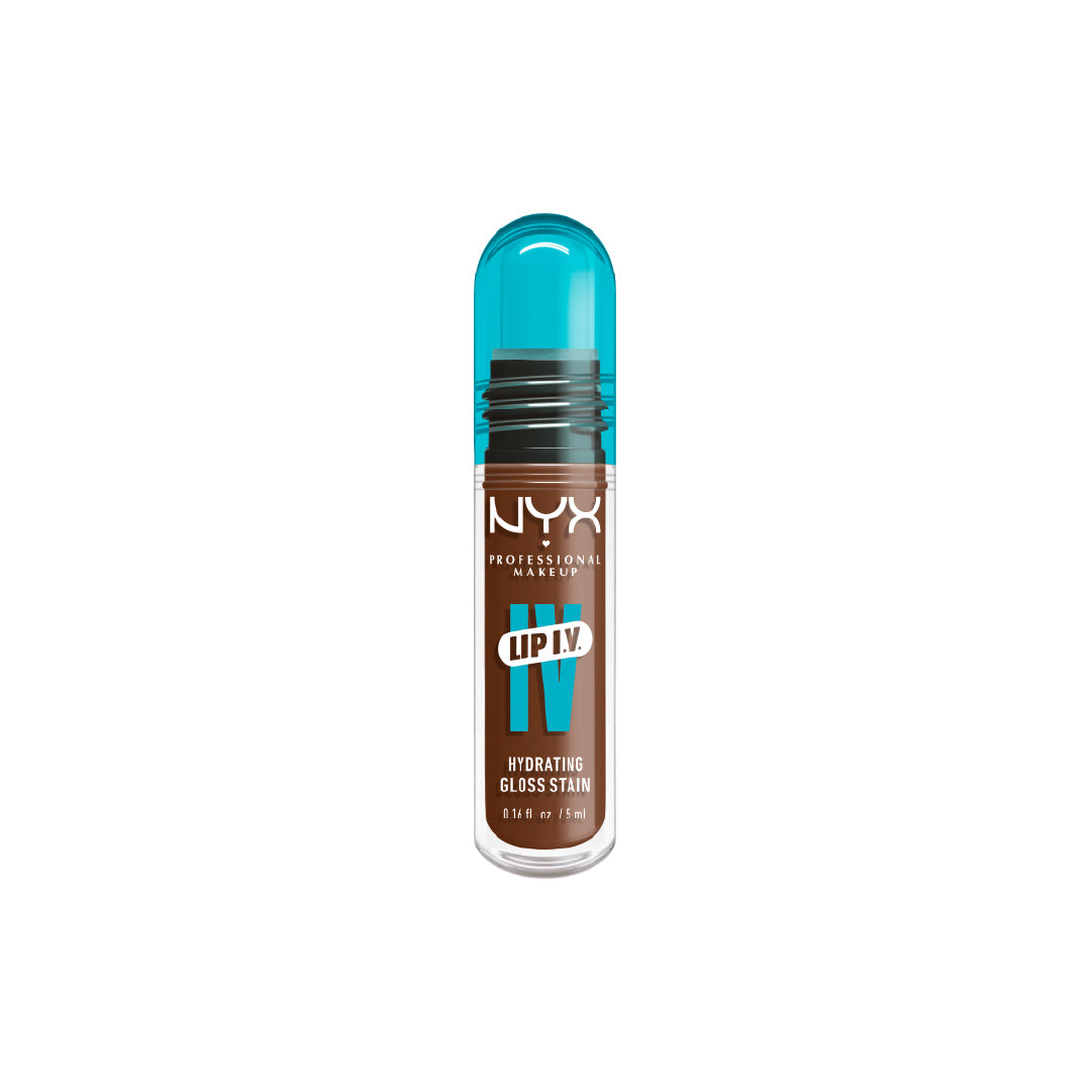 Lip IV Hydrating Gloss Stain, Lip Gloss, Up to 12HR Hydration, High Pigment, Wet Shine Finish