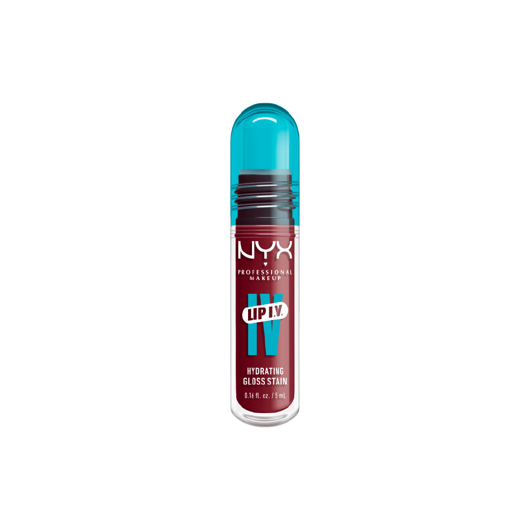 Lip IV Hydrating Gloss Stain, Lip Gloss, Up to 12HR Hydration, High Pigment, Wet Shine Finish