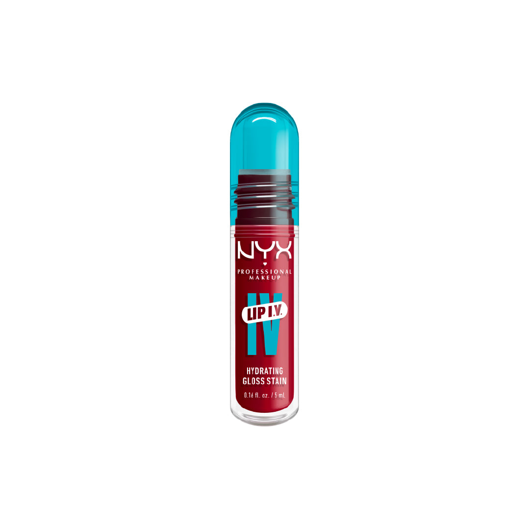 Lip IV Hydrating Gloss Stain, Lip Gloss, Up to 12HR Hydration, High Pigment, Wet Shine Finish